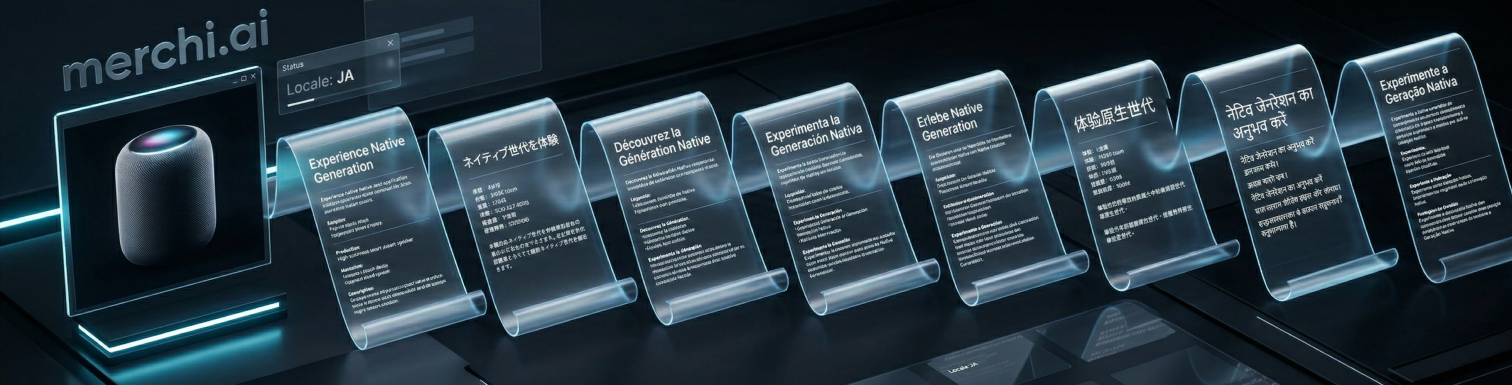 30 Languages, Zero Translations: Why We Generate, Not Translate: Building merchi.ai Chapter 8